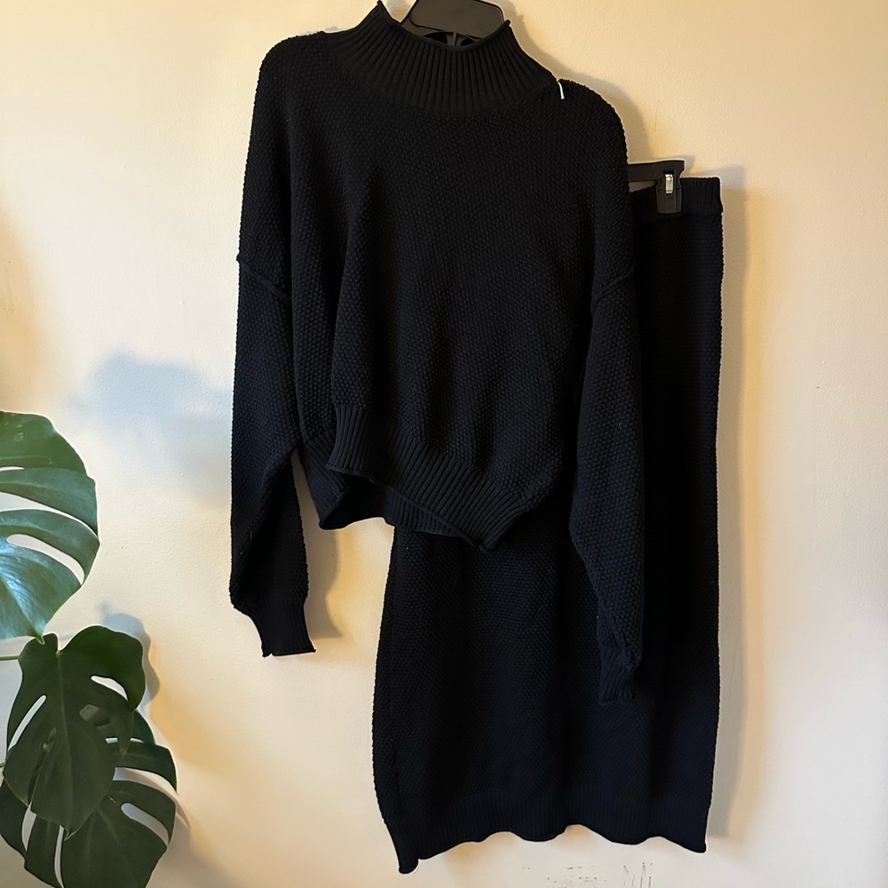Free People Hailee Sweater Skirt Set